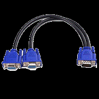 کابل تبدیل 1 به 2 VGA پی نت