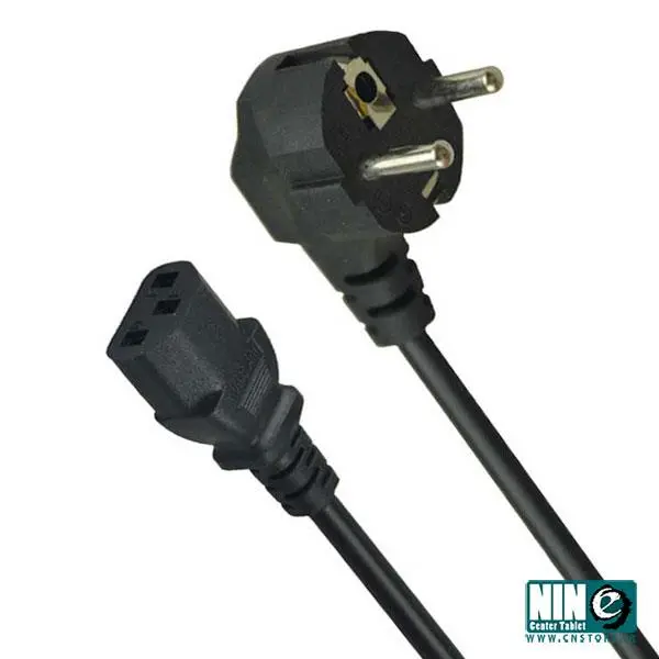 کابل برق سه پین منبع تغذیه کامپیوتر اورنج به طول 1.5 متر Orange power cable 1.5m