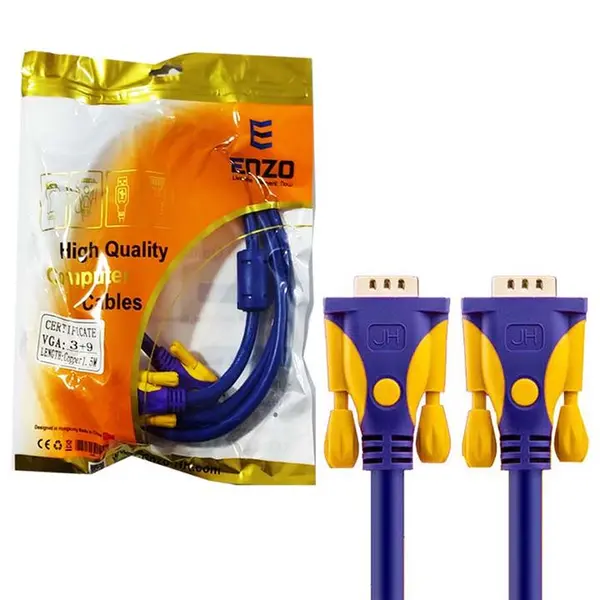 کابل 1.5 متری VGA 3 9 انزو Enzo