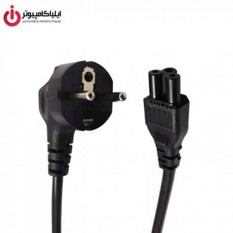 کابل برق سه پین نوت بوک برند اچ پی 3C*0.75mm به طول 1.8 متر