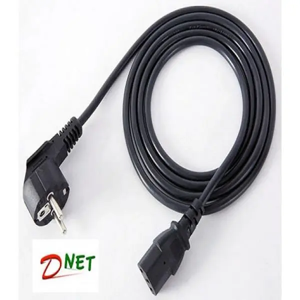 کابل برق پاور کامپیوتر دی نت 3C*0.75mm به طول 3 متر D-NET 3C*0.75mm Case Power Cable 3m - 3