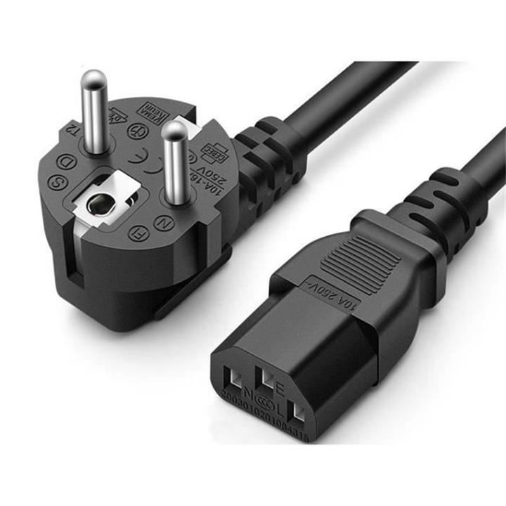 کابل برق پاور کامپیوتر دی نت 3C*0.75mm به طول 3 متر  D-NET 3C*0.75mm Case Power Cable 3m