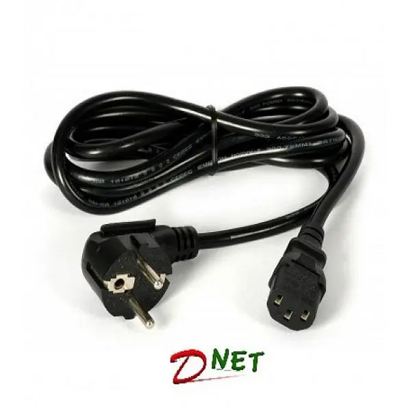 کابل برق پاور کامپیوتر دی نت 3C*0.75mm به طول 3 متر D-NET 3C*0.75mm Case Power Cable 3m - 2