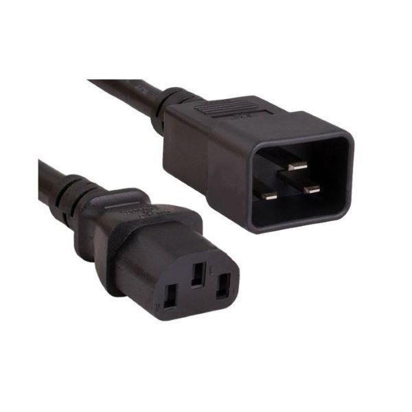 کابل برق بک تو بک (3x1.5 mm) بافو مدل C20-C13 به طول 2 متر Bafo C20 to C13 3Cx1.5mm Power Extension cable 2m