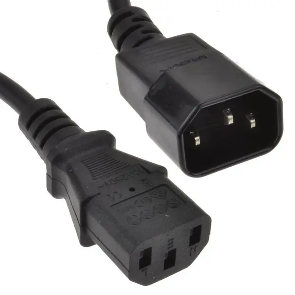 کابل بک تو بک برق 5 متری بافو مدل C14 to C13 3Cx1mm Bafo C14 to C13 3Cx1mm Power Extension cable 5m - 2