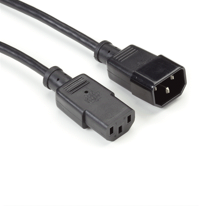 کابل بک تو بک برق 5 متری بافو مدل C14 to C13 3Cx1mm Bafo C14 to C13 3Cx1mm Power Extension cable 5m