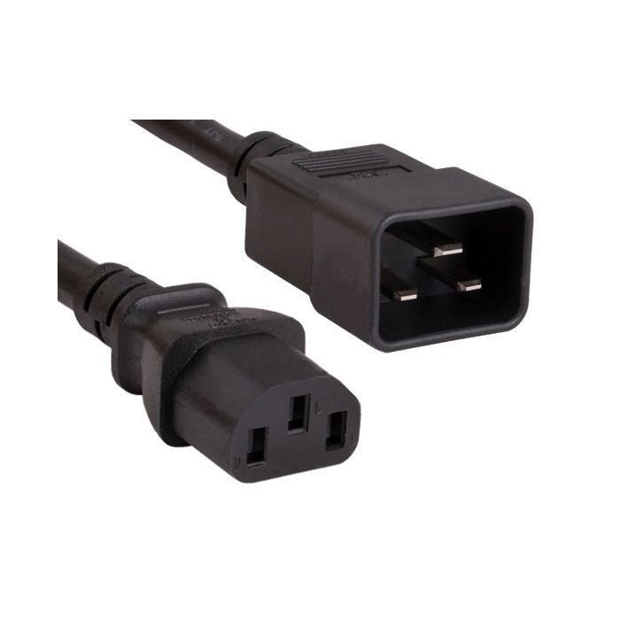 کابل برق بک تو بک بافو مدل C14-C13 به طول 2 متر Bafo C14 to C13 3Cx1.5mm Power Extension cable 2m