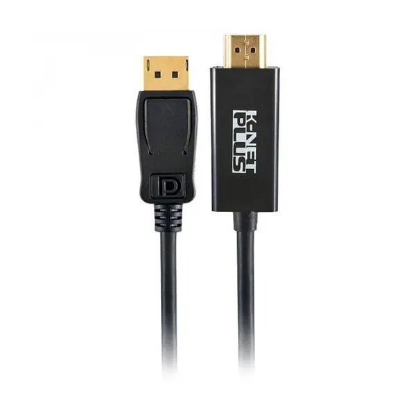 کابل DISPLAYPORT به HDMI کی نت پلاس مدل KP-C2105 طول 1.8متر Knet Plus KP-C2105 1.8M Displayport to HDMI Cable - 2