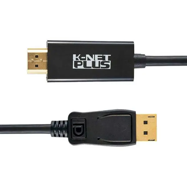 کابل DISPLAYPORT به HDMI کی نت پلاس مدل KP-C2105 طول 1.8متر Knet Plus KP-C2105 1.8M Displayport to HDMI Cable - 4