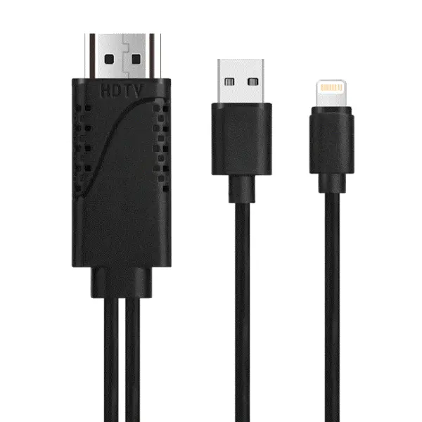 کابل تبدیل لایتنینگ به HDMI ارلدام مدل ET-W5 به طول 2 متر Earldom ET-W5 Lightning to HDMI cable 2m