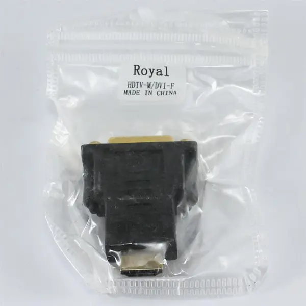کابل و مبدل تبدیل HDMI M به DVI F رویال