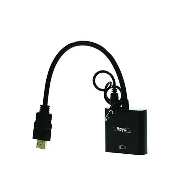 کابل و مبدل تبدیل HDMI به VGA رویال