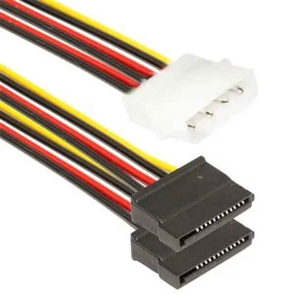 کابل و مبدل IDE TO 2 SATA POWER CABLE -- - 4