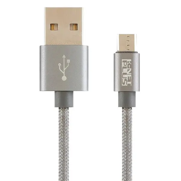 کابل Micro USB کنفی کی نت پلاس مدل KP-C3003 به طول 1.2متر KNETPLUS KP-C3003 Micro USB Braided Cable 1.2m - 2