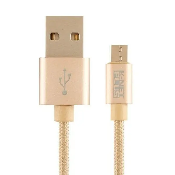 کابل Micro USB کنفی کی نت پلاس مدل KP-C3003 به طول 1.2متر KNETPLUS KP-C3003 Micro USB Braided Cable 1.2m - 4