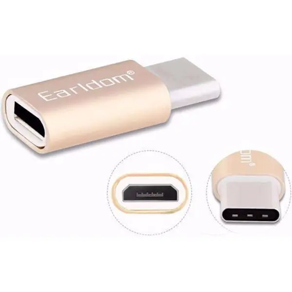 مبدل Micro USB به Type-C ارلدام مدل TC03 مبدل Micro USB به Type-C ارلدام مدل TC03 - 2