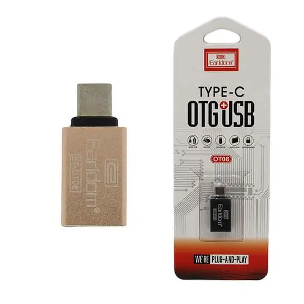 مبدل Micro USB به USB Type-C برند Earldom مدل ET-OT06 - - 4