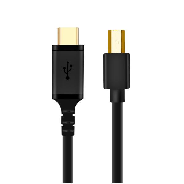 کابل miniUSB کی نت پلاس مدل KP-C2007 طول 1.2 متر Knet Plus KP-C2007 1.2m Type-C to miniUSB Cable