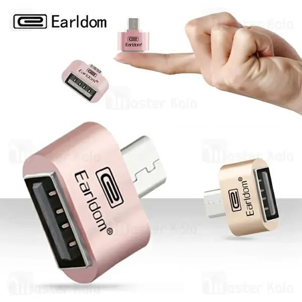 تبدیل OTG Micro USB به USB ارلدام مدل ET-OT1                                         Earldom ET-OT1 OTG Micro USB Flash Driver
