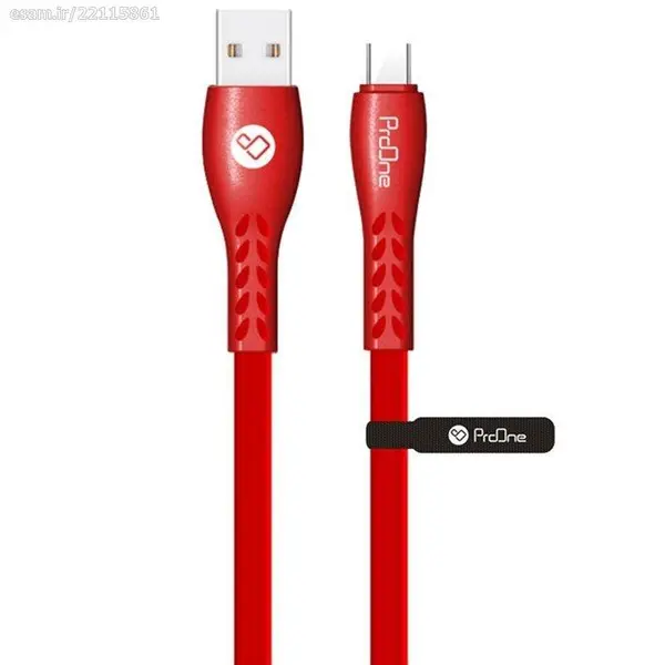 کابل شارژ تایپ سی پرووان مدل PCC255C ProOne PCC255C TYPE C Charging Cable - 2