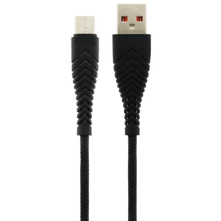 کابل تبدیل USB به microUSB پرووان مدل C10 طول 1 متر کابل میکرو یو اس بی ProOne C10 1m