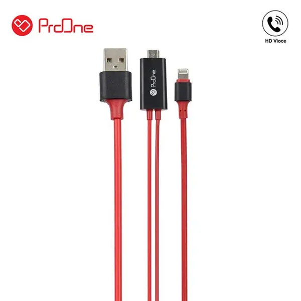 کابل تبدیل ProOne PCH75 Lightning to HDMI 1.8m Proone PCH75 HDMI