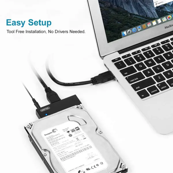 تبدیل Sata 6G به USB 3.0 یونیتک مدل Y-1039 Unitek Y-1039 Sata 6G To USB 3.0 Converter - 4