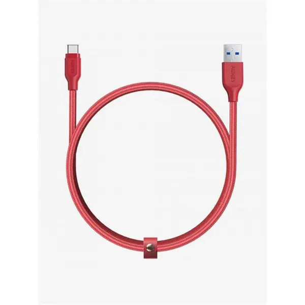 کابل تبدیل USB به لایتنینگ کی نت پلاس کابل شارژ اپل مدل 01 طول 1.2 متر Aukey CB-AC1 Braided Nylon USB 3.1 USB A To USB C Cable 1.2 meter - 3
