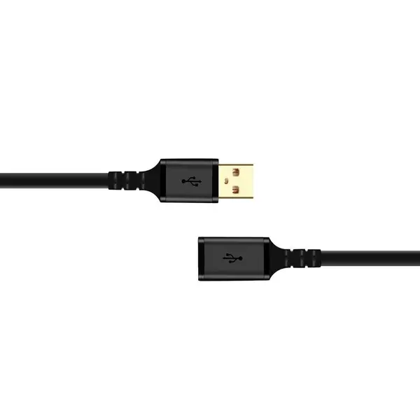کابل افزایش طول USB2.0 کی نت پلاس مدل KP-C4014 طول 3 متر Knet Plus KP-C4014 USB 2.0 Extension Cable 3m
