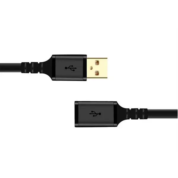 کابل افزایش طول USB2.0 کی نت پلاس مدل KP-C4014 طول 3 متر Knet Plus KP-C4014 USB 2.0 Extension Cable 3m