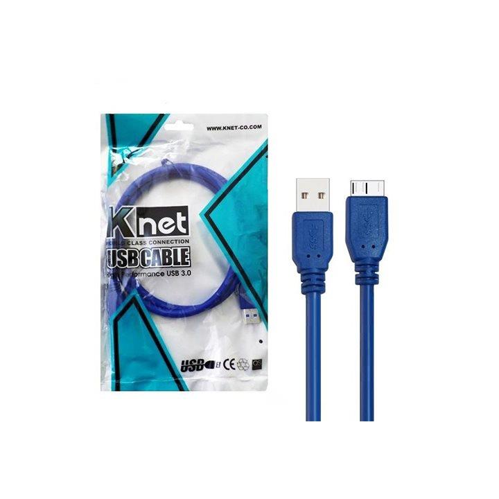 کابل هارد USB 3.0 کی نت مدل K-CUHD3010 به طول 1 متر