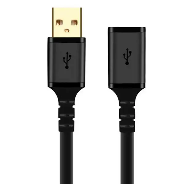 کابل افزایش طول USB3.0 کی نت پلاس مدل KP-C4021 طول 1.5 متر Knet Plus KP-C4021 USB 3.0 Extension Cable 1.5m - 4