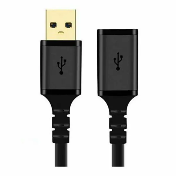 کابل افزایش طول USB3.0 کی نت پلاس مدل KP-C4022 طول 3 متر Knet Plus KP-C4022 USB 3.0 Extension Cable 3m - 4