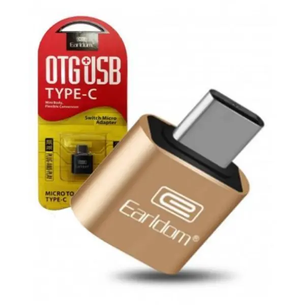 کابل و مبدل رابط هوشمند تبدیل USB 3.0 To Type-C مدل Earldom ET-OT18