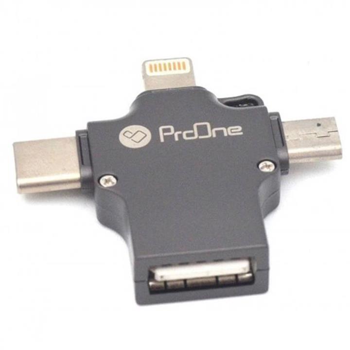 مبدل USB به MicroUSB / LIGHTNING / TYPE C پرووان مدل PCO04