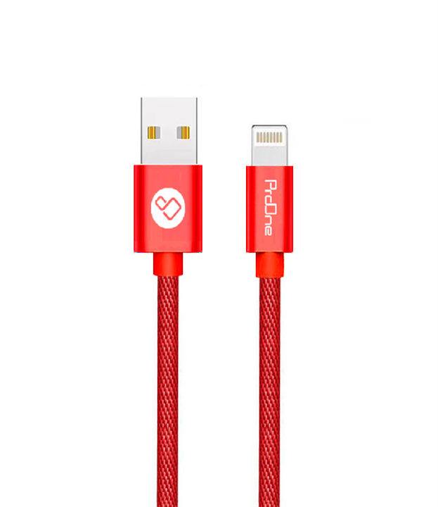 کابل تبدیل USB به لایتنینگ پرووان مدل PCC120 S01 طول 0.2 متر ProOne PCC120 S01 USB to lightning Cable 20CM