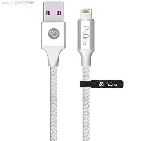 کابل تبدیل USB به لایتنینگ پرووان مدل PCC275L طول 3 متر ProOne PCC275L USB To Lightning Cable 3M - 4
