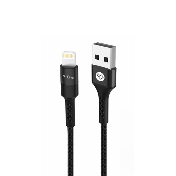 کابل تبدیل USB به لایتنینگ پرووان مدل PCC340L طول 1 متر ProOne PCC340L Usb To Lightning Charge and Sync Lightning Cable