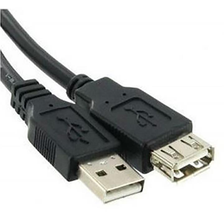 کابل کانکتر USB به مادگیUSB  کی نت با طول 5 متر Knet K-UC506 5m Usb 2.0 Extension Cable