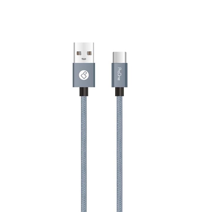 کابل تبدیل USB به USB -C پرووان مدل PCC185 طول 2 متر ProOne PCC185 USB To USB-C Cable 2M