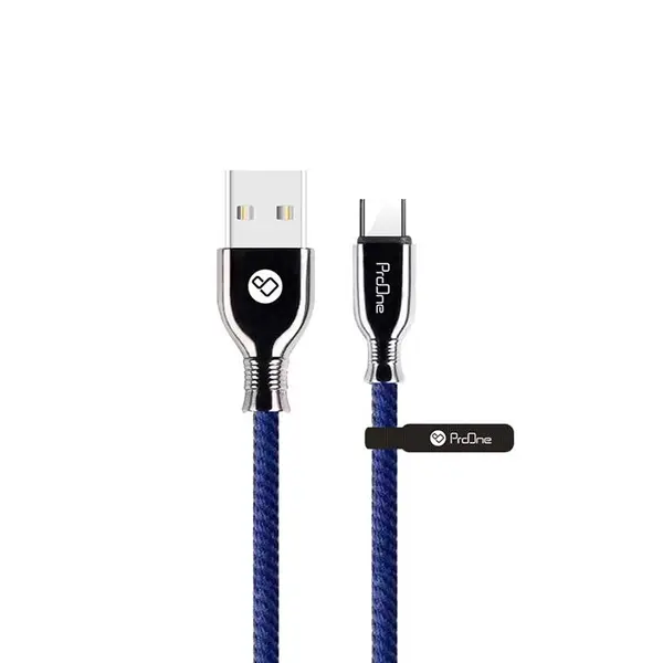 کابل تبدیل USB به USB-C پرووان مدل PCC230C طول 1 متر ProOne PCC230C USB To USB-C Cable 1M - 3