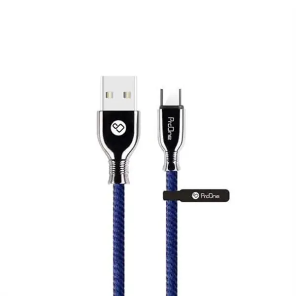 کابل تبدیل USB به USB-C پرووان مدل PCC230C طول 1 متر ProOne PCC230C USB To USB-C Cable 1M - 5
