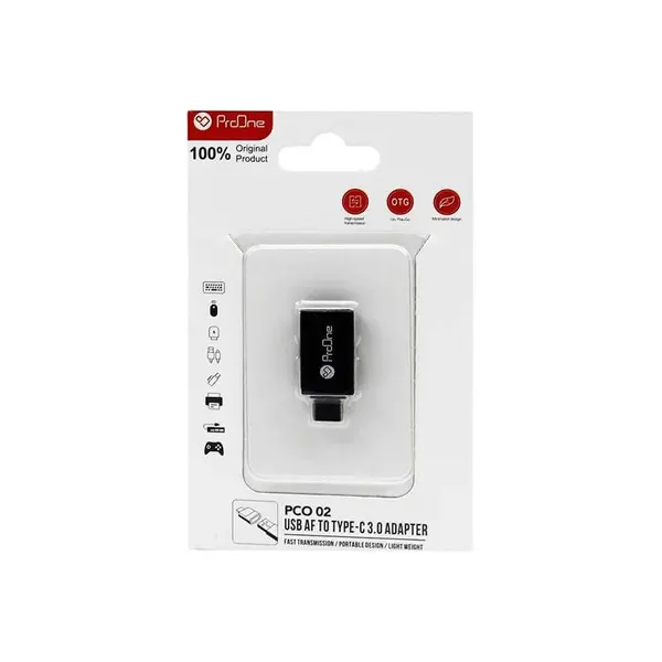مبدل USB به USB -C پرووان مدل PCO-02 ProOne PCO-02 USB-C To USB Convertor - 2