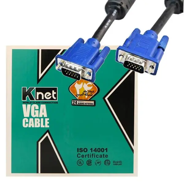 کابل vga طول 10 متر k-net کی نت مدل K-VC403