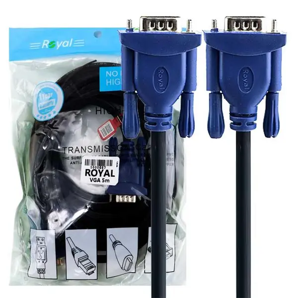 کابل VGA رویال به طول 1.5 متر - 2