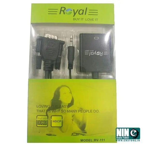 مبدل VGA به HDMI رویال مدل RV-111 - 3