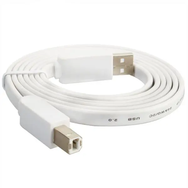کابل فلت پرینتر تسکو مدل تی سی 01 به طول 1.5 متر TSCO TC01 Flat Printer USB Cable 1.5M