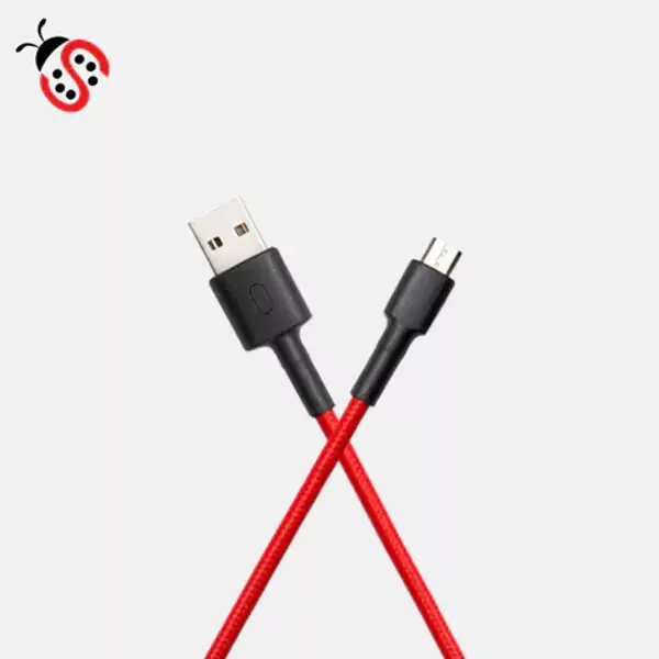 کابل شیائومی 100 سانتی متری Micro USB Braided Kevlar -- - 2