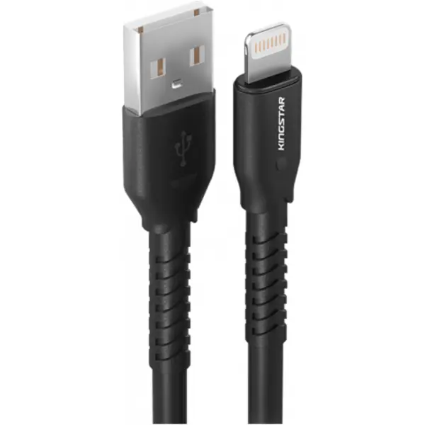 کابل شارژ 1.1 متری USB به Lightning کینگ استار مدل K103i Kingstar K103i USB To Lightining Cable 1.1M