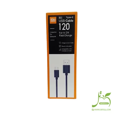 کابل شارژ سریع تایپ سی شیائومی 120 سانتی متری Xiaomi USB Type-C Cable 120cm